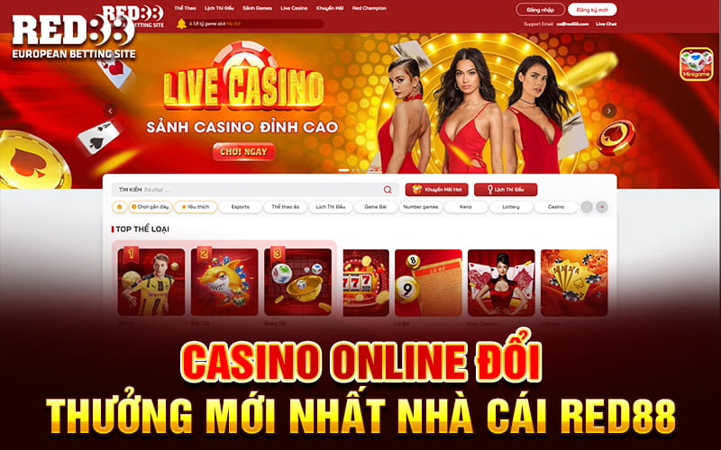 Casino Online Đổi Thưởng Mới Nhất Nhà Cái RED88